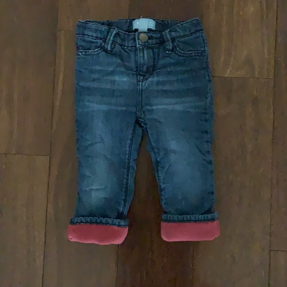 GAP fleece-lined jeans